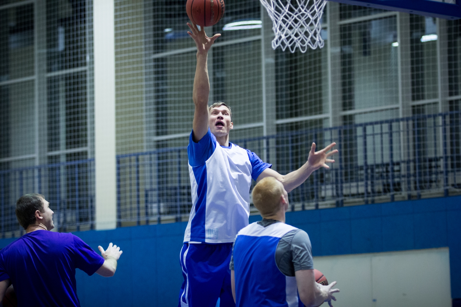 Тренировка основного состава БК «Зенит»