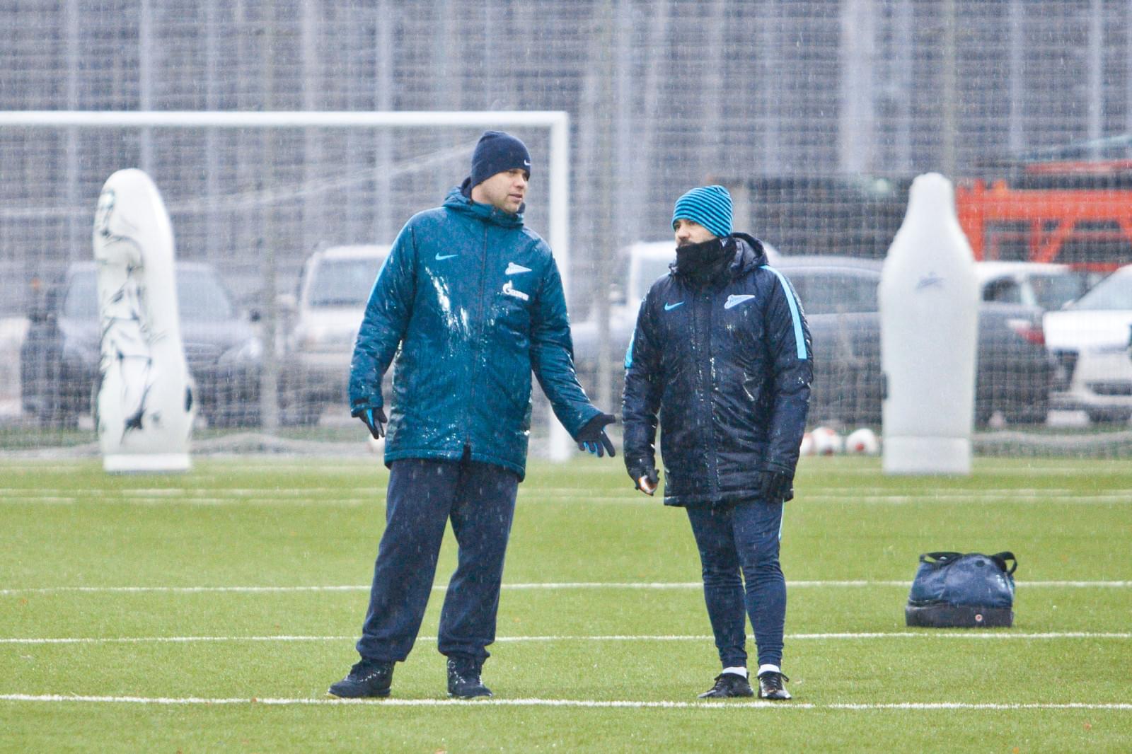 Тренировка «Зенита»-2  перед матчем с «Балтикой»