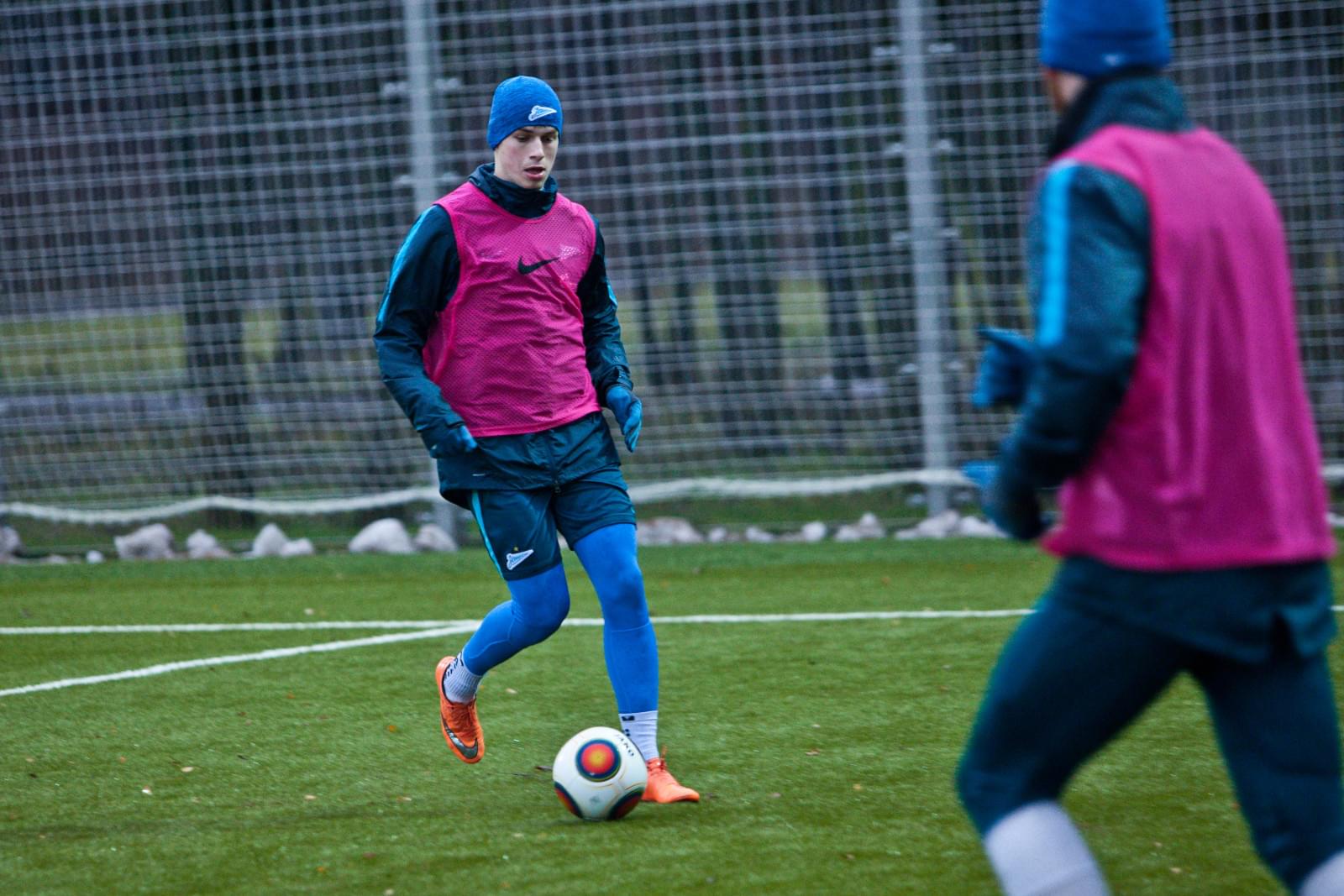 Тренировка «Зенита»-2  перед матчем с «Балтикой»