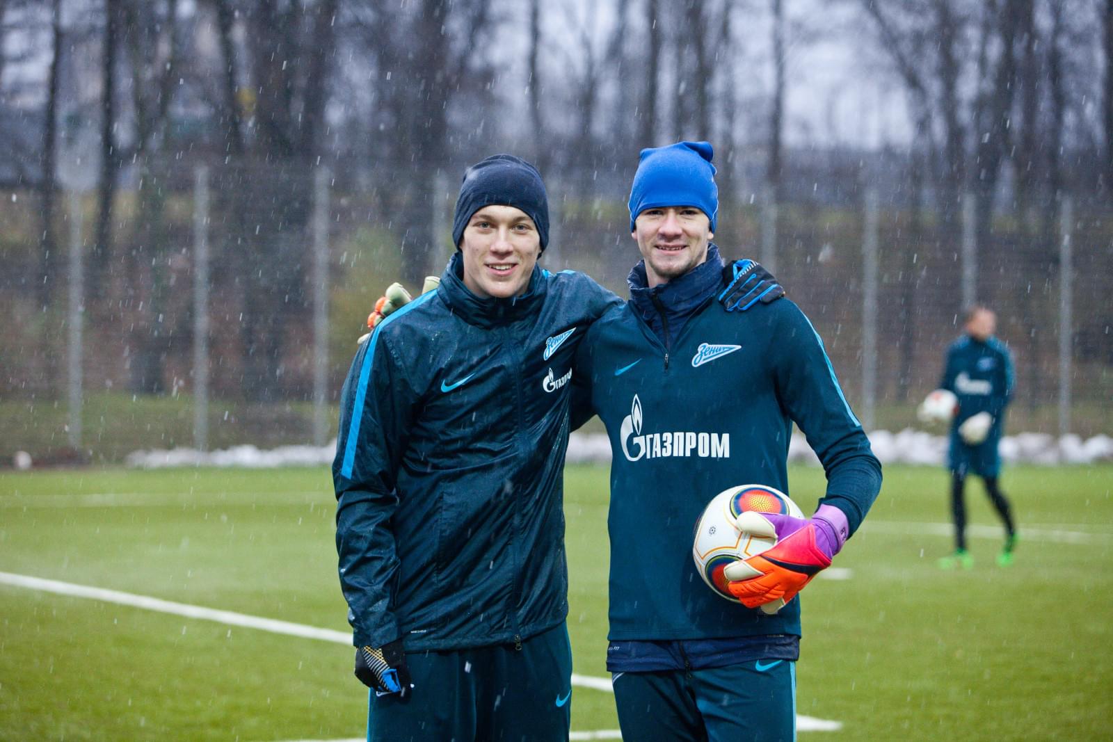 Тренировка «Зенита»-2  перед матчем с «Балтикой»