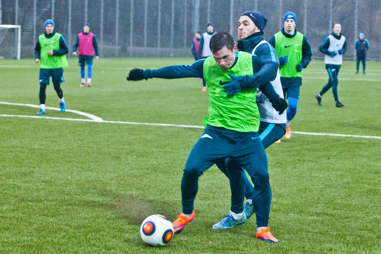 Тренировка «Зенита»-2  перед матчем с «Балтикой»