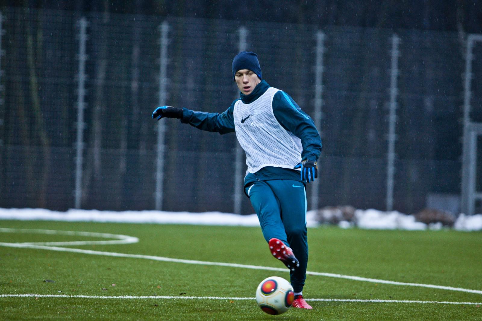 Тренировка «Зенита»-2  перед матчем с «Балтикой»