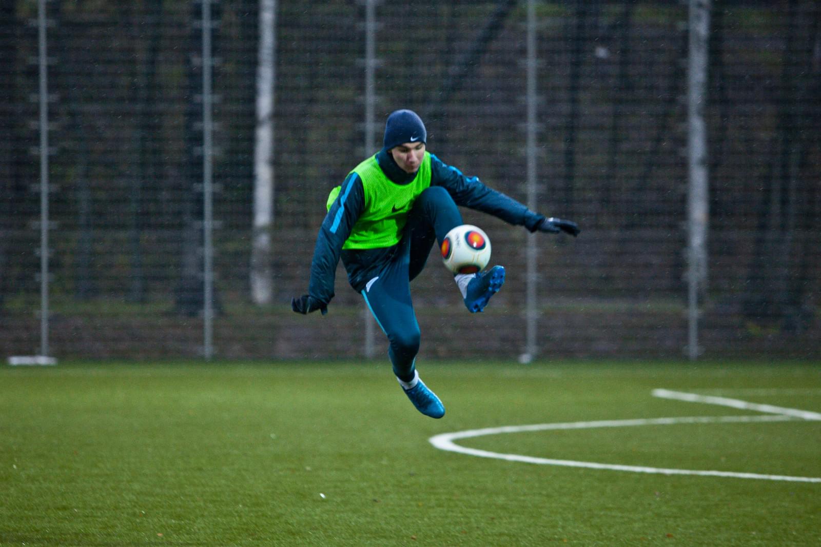 Тренировка «Зенита»-2  перед матчем с «Балтикой»