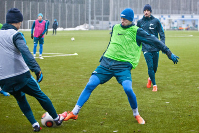 Тренировка «Зенита»-2  перед матчем с «Балтикой»