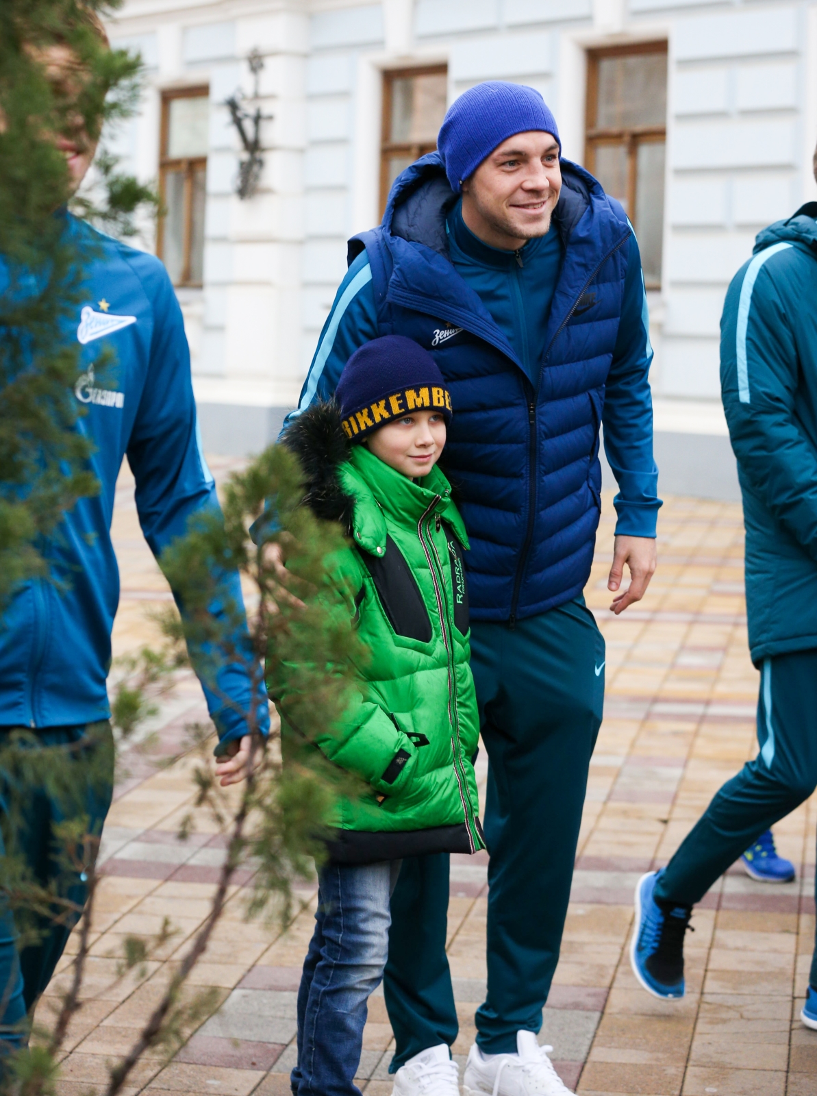 Прогулка «Зенита» по Краснодару, перед матчем «Краснодар» — «Зенит»