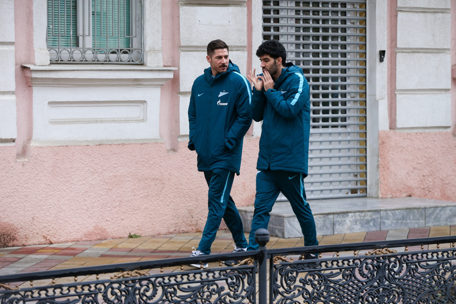 Прогулка «Зенита» по Краснодару, перед матчем «Краснодар» — «Зенит»