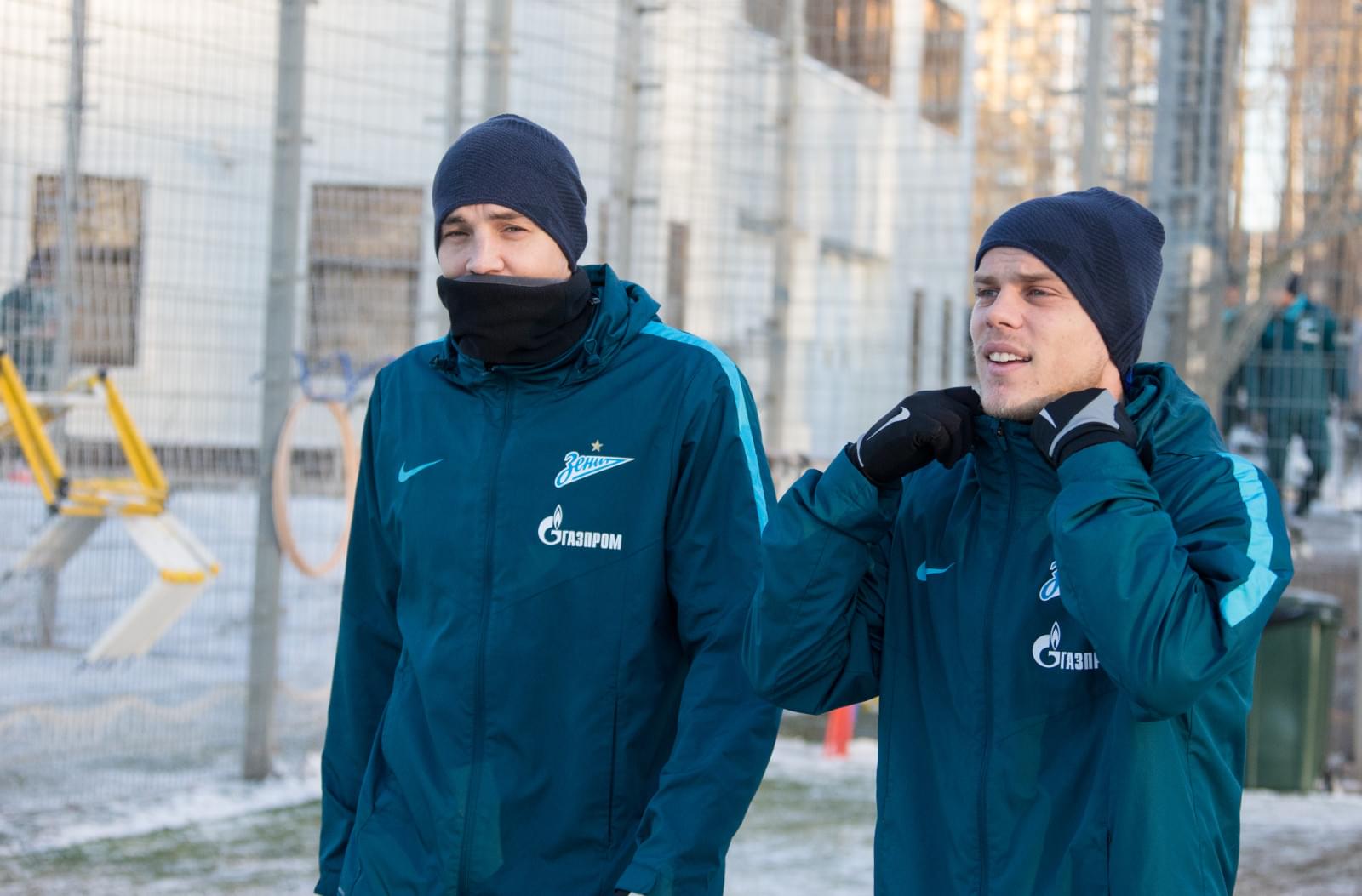 29 ноября: тренировка перед матчем против «Уфы»