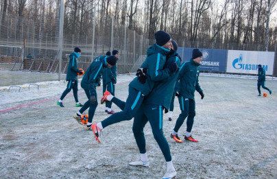 29 ноября: тренировка перед матчем против «Уфы»