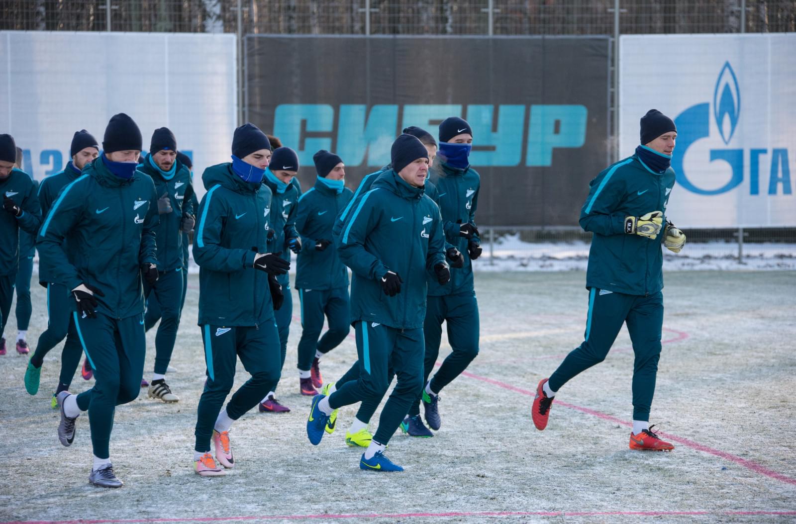 29 ноября: тренировка перед матчем против «Уфы»