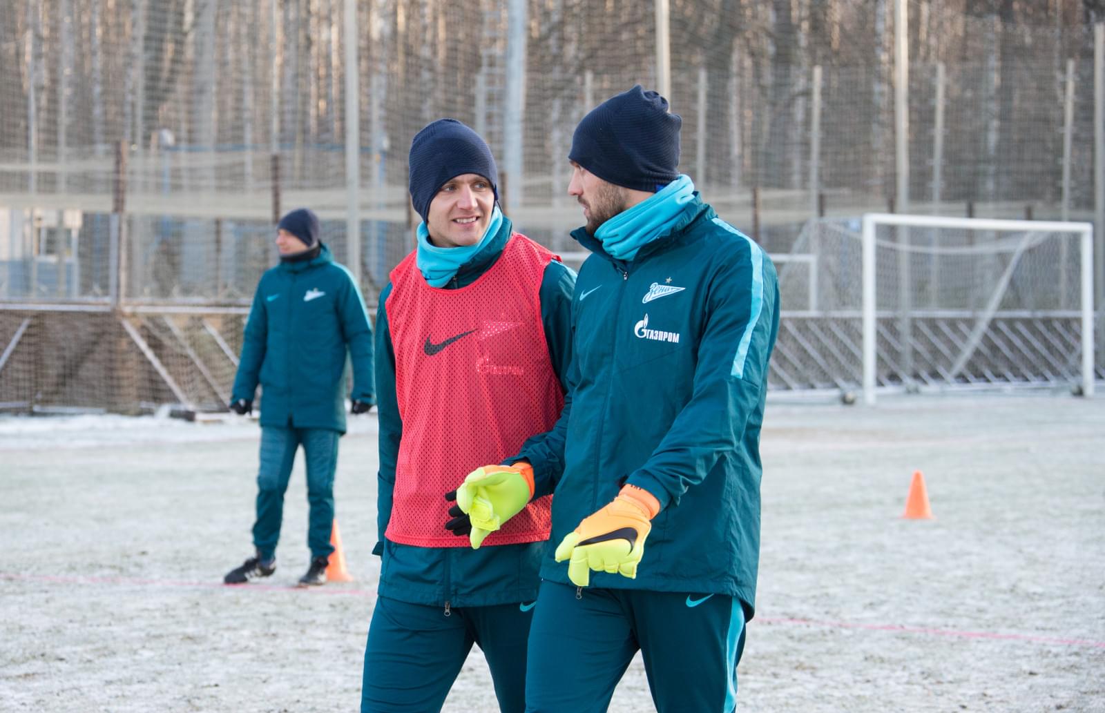 29 ноября: тренировка перед матчем против «Уфы»