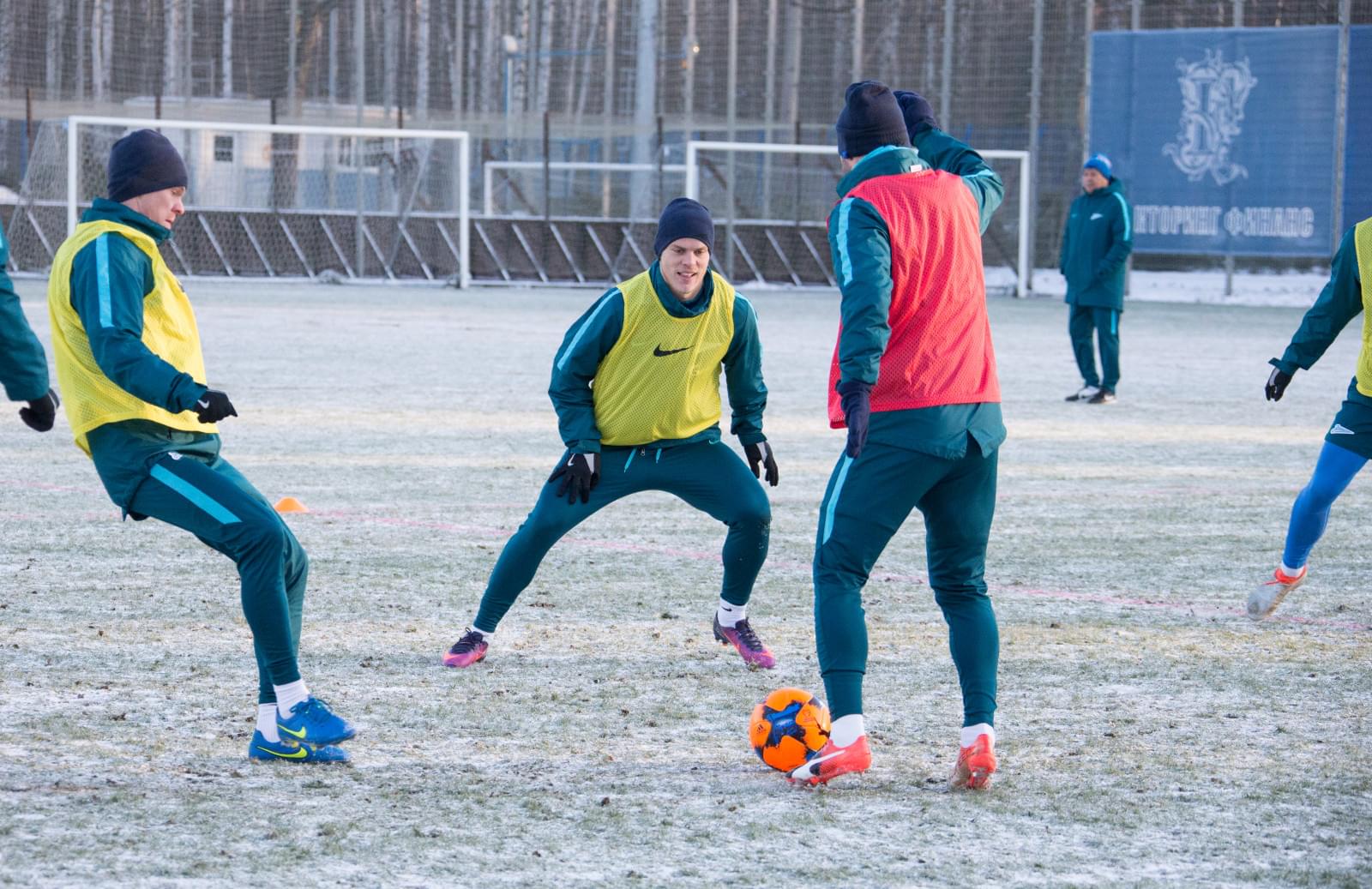 29 ноября: тренировка перед матчем против «Уфы»