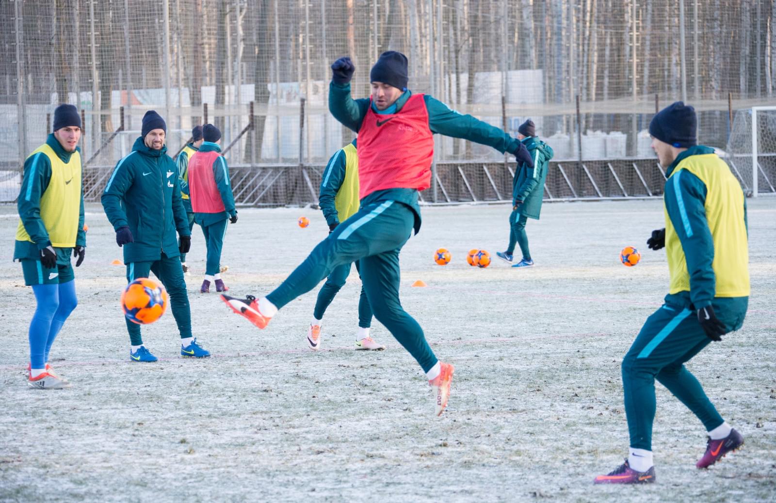 29 ноября: тренировка перед матчем против «Уфы»