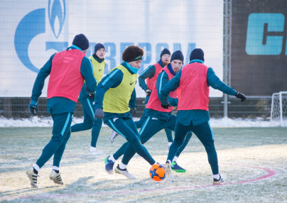 29 ноября: тренировка перед матчем против «Уфы»