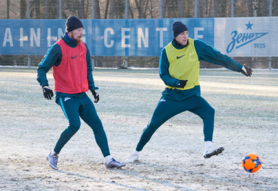 29 ноября: тренировка перед матчем против «Уфы»