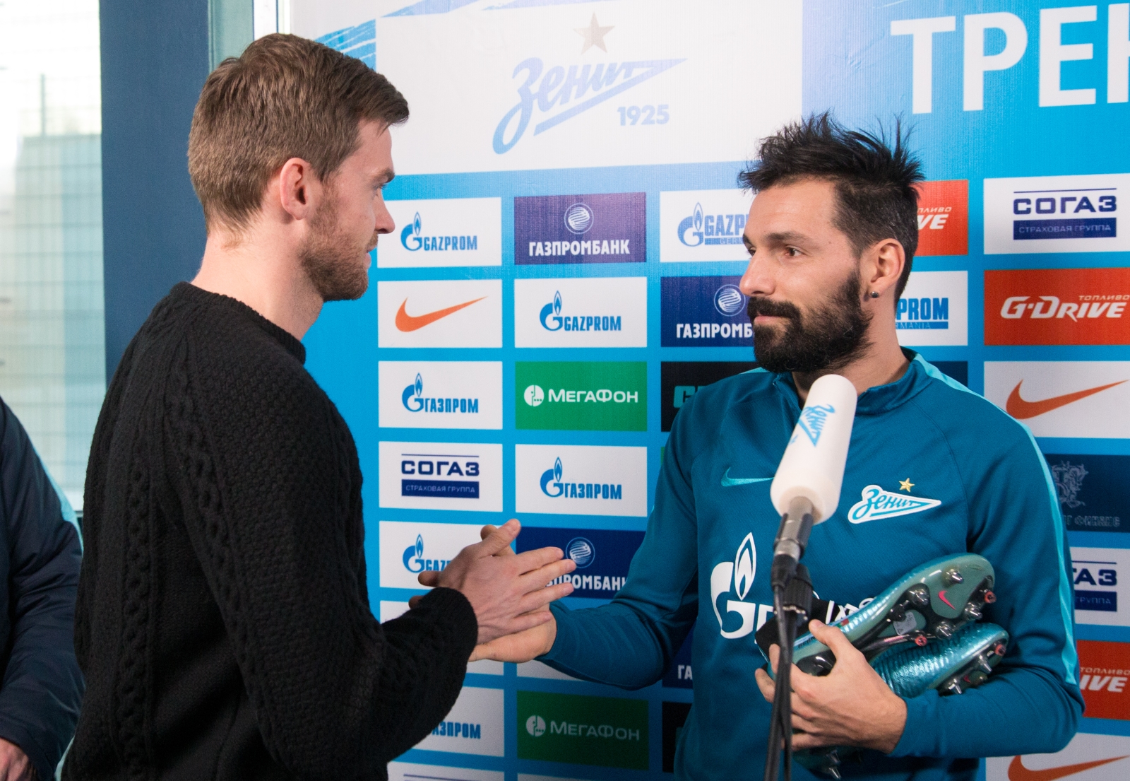 Данни и Николас Ломбертс вошли в Аллею славы «Зенита»