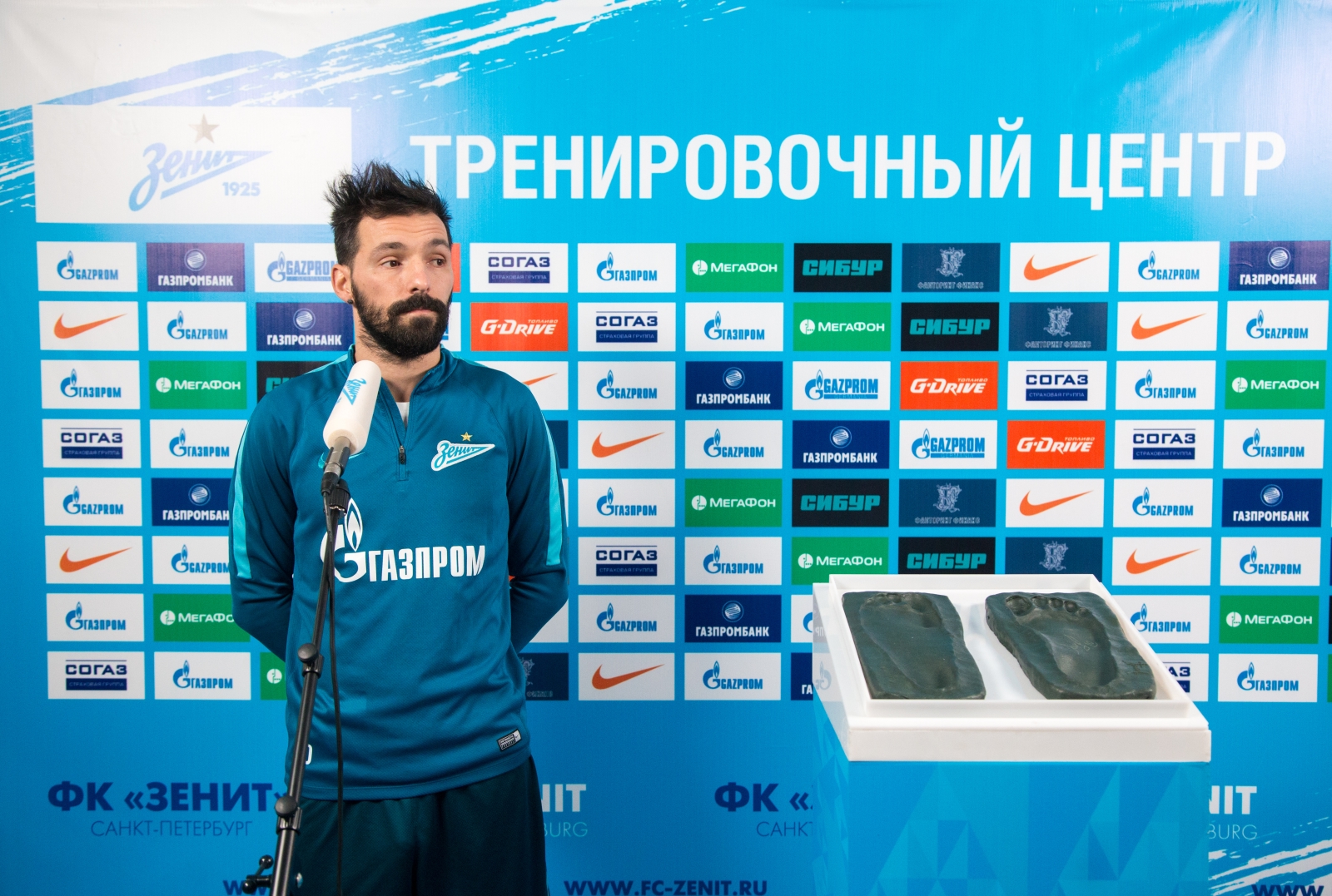 Данни и Николас Ломбертс вошли в Аллею славы «Зенита»