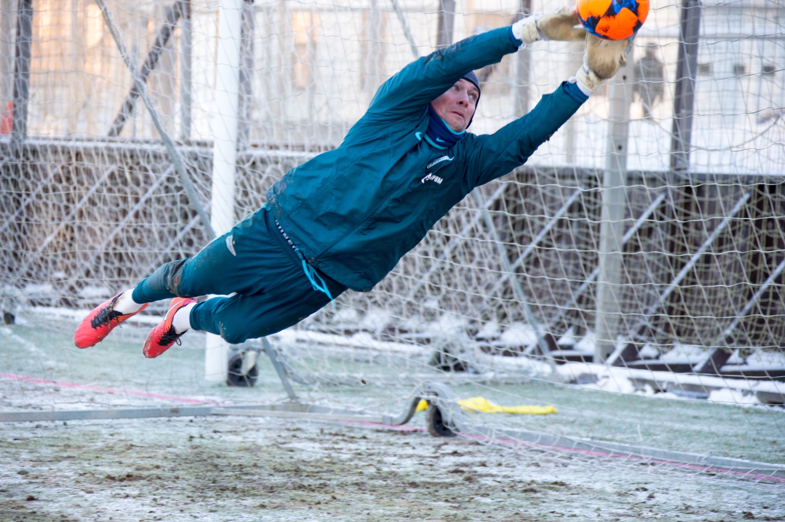 Тренировка «Зенита» перед матчем с «АЗ»