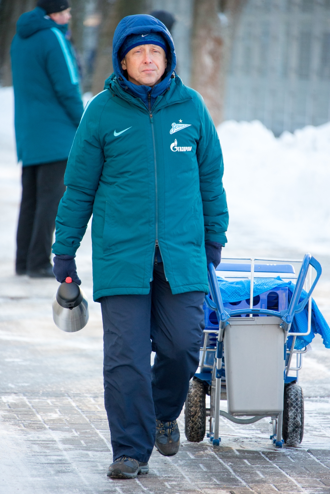 Тренировка «Зенита» перед матчем с «АЗ»