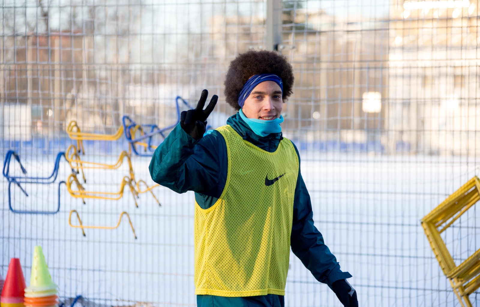 Тренировка «Зенита» перед матчем с «АЗ»