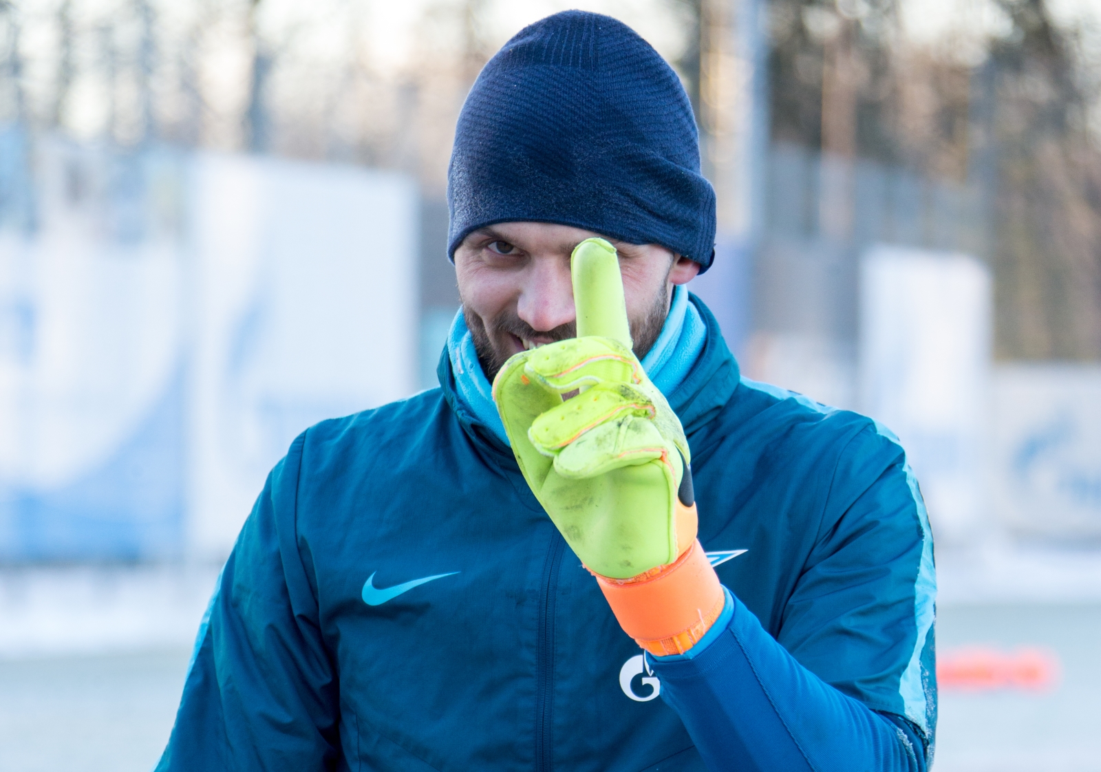 Тренировка «Зенита» перед матчем с «АЗ»