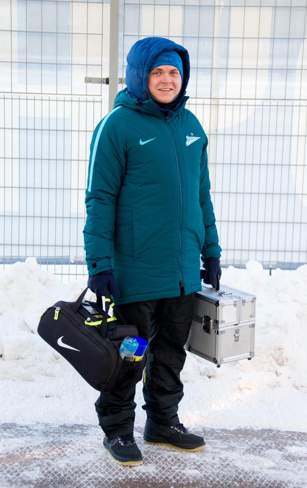 Тренировка «Зенита» перед матчем с «АЗ»