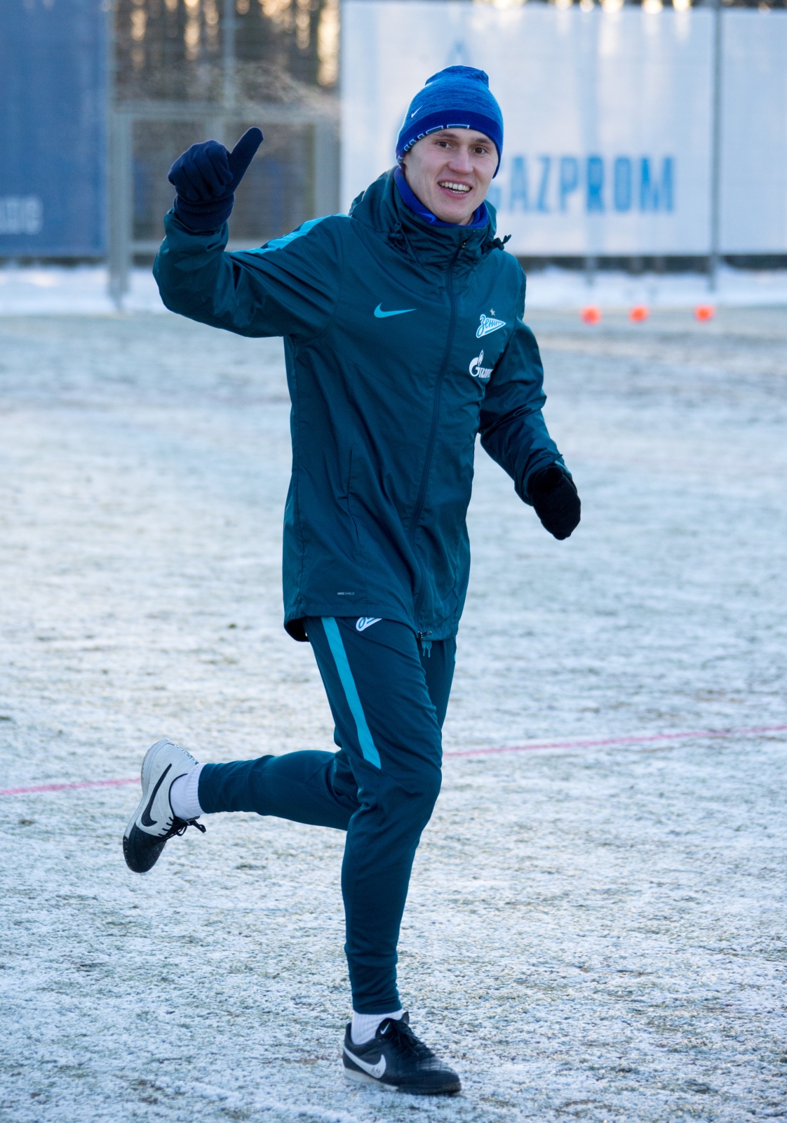 Тренировка «Зенита» перед матчем с «АЗ»