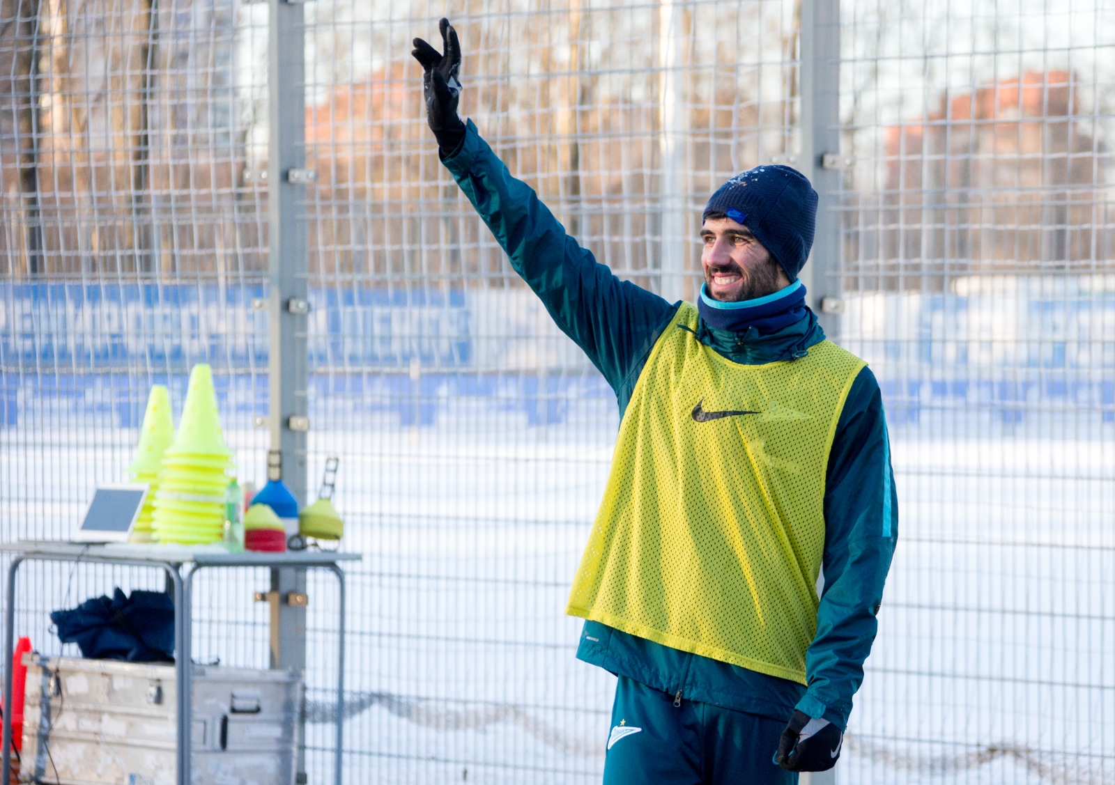 Тренировка «Зенита» перед матчем с «АЗ»