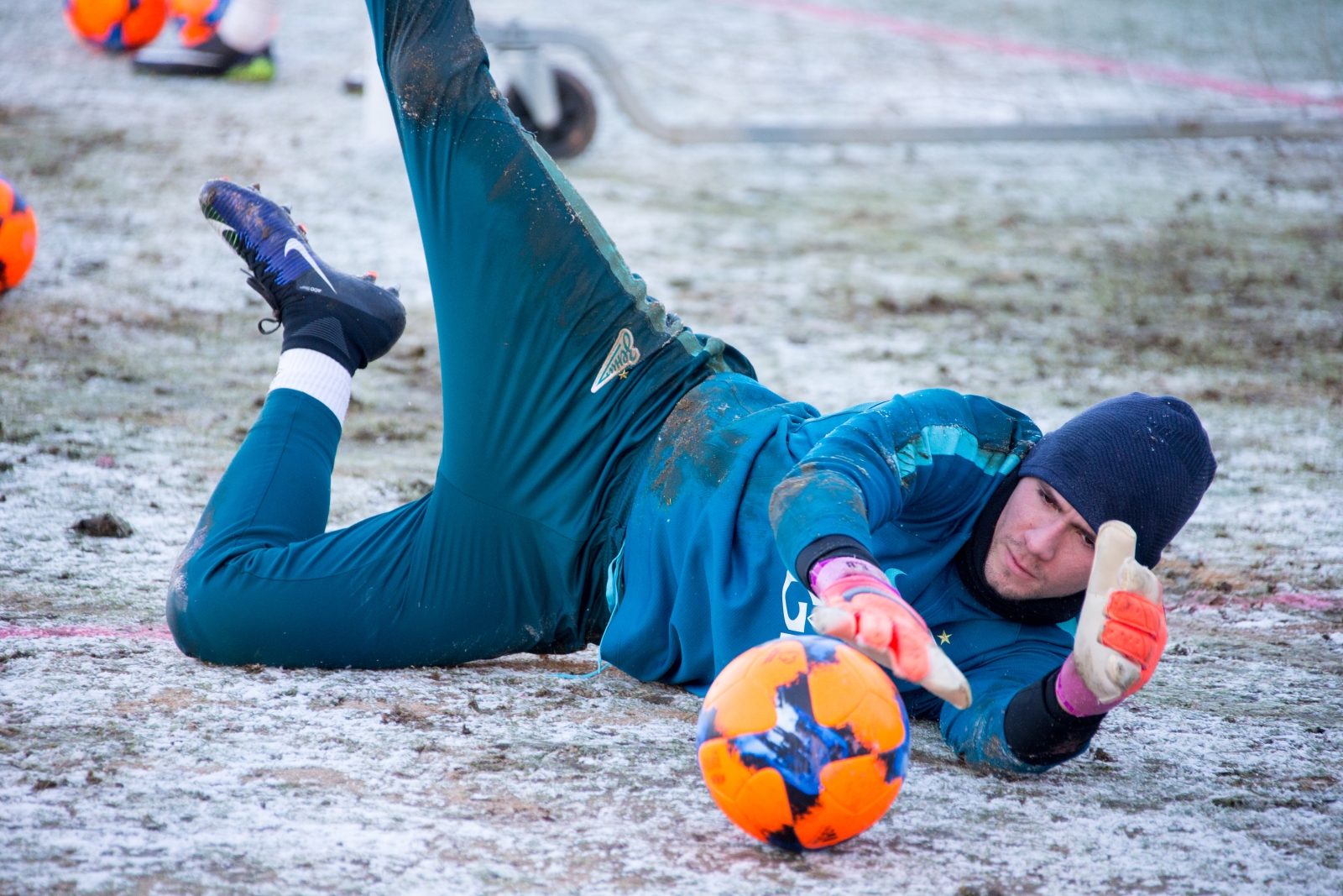 Тренировка «Зенита» перед матчем с «АЗ»