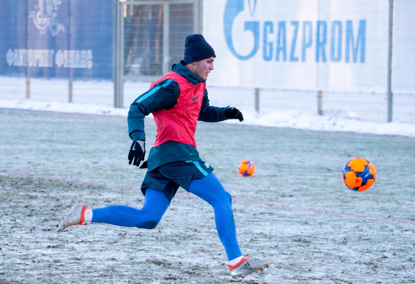 Тренировка «Зенита» перед матчем с «АЗ»