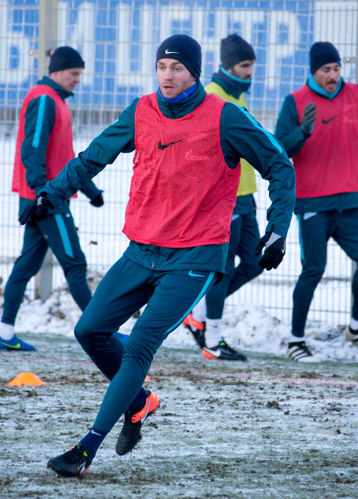 Тренировка «Зенита» перед матчем с «АЗ»