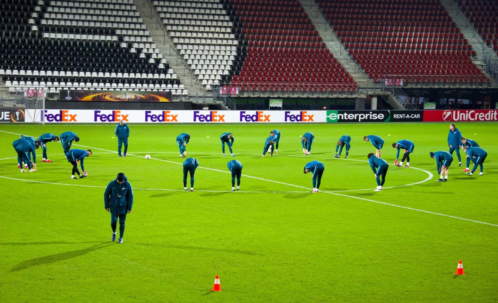 Лига Европы УЕФА: открытая тренировка «Зенита» перед матчем с «АЗ»