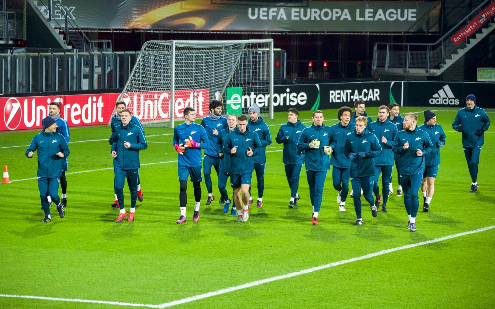 Лига Европы УЕФА: открытая тренировка «Зенита» перед матчем с «АЗ»