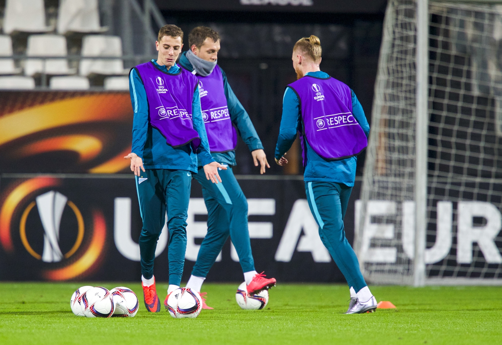 Лига Европы УЕФА: открытая тренировка «Зенита» перед матчем с «АЗ»