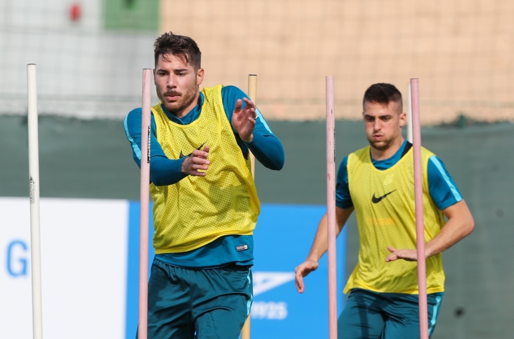 «Газпром»-тренировочные сборы в Дубае: 13 января, утренняя тренировка