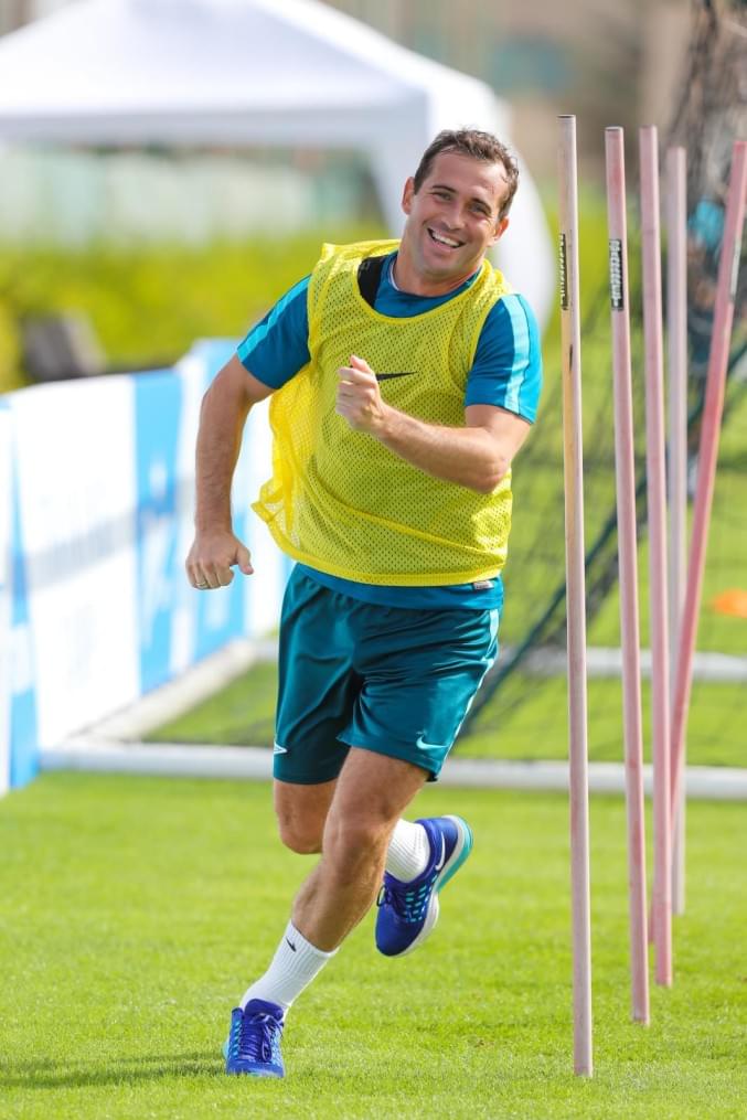 «Газпром»-тренировочные сборы в Дубае: 13 января, утренняя тренировка