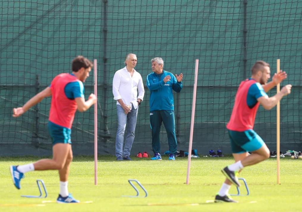 «Газпром»-тренировочные сборы в Дубае: 13 января, утренняя тренировка