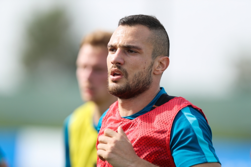 «Газпром»-тренировочные сборы в Дубае: 13 января, утренняя тренировка