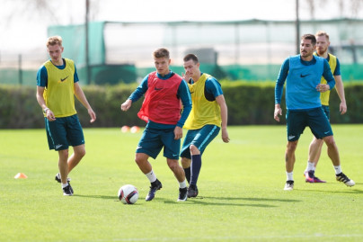 «Газпром»-тренировочные сборы в Дубае: 13 января, утренняя тренировка