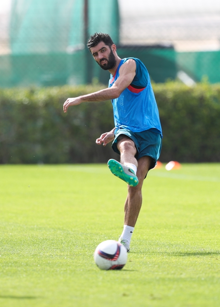 «Газпром»-тренировочные сборы в Дубае: 13 января, утренняя тренировка