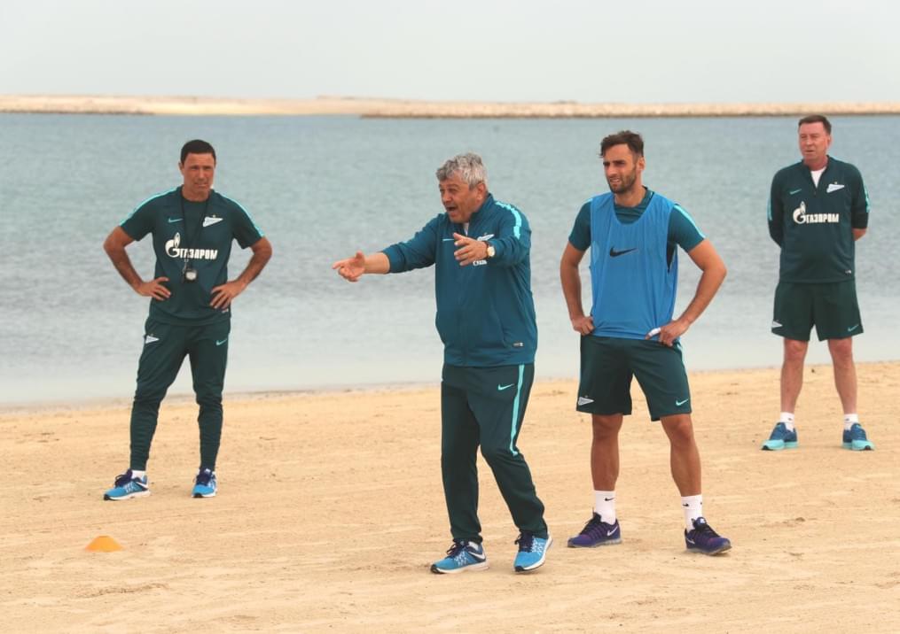 «Газпром»-тренировочные сборы в Дубае: 15 января, утренняя тренировка