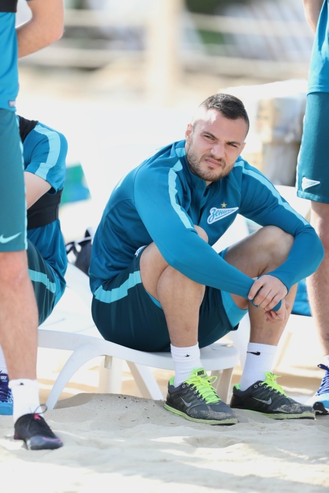 «Газпром»-тренировочные сборы в Дубае: 15 января, утренняя тренировка