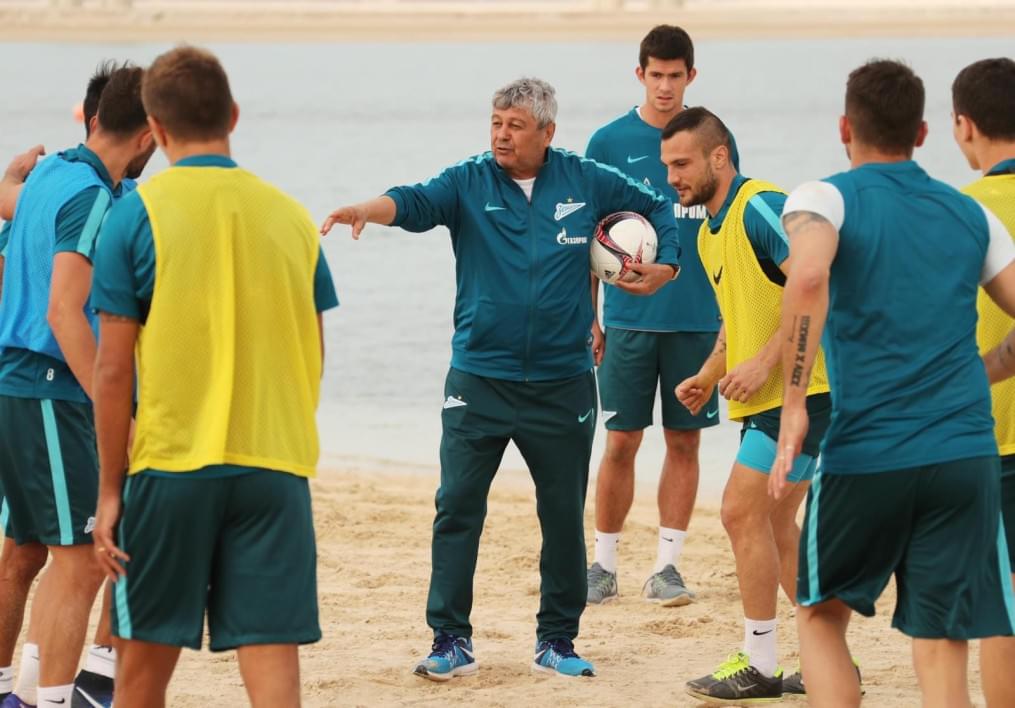 «Газпром»-тренировочные сборы в Дубае: 15 января, утренняя тренировка