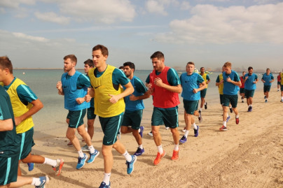 «Газпром»-тренировочные сборы в Дубае: 15 января, утренняя тренировка