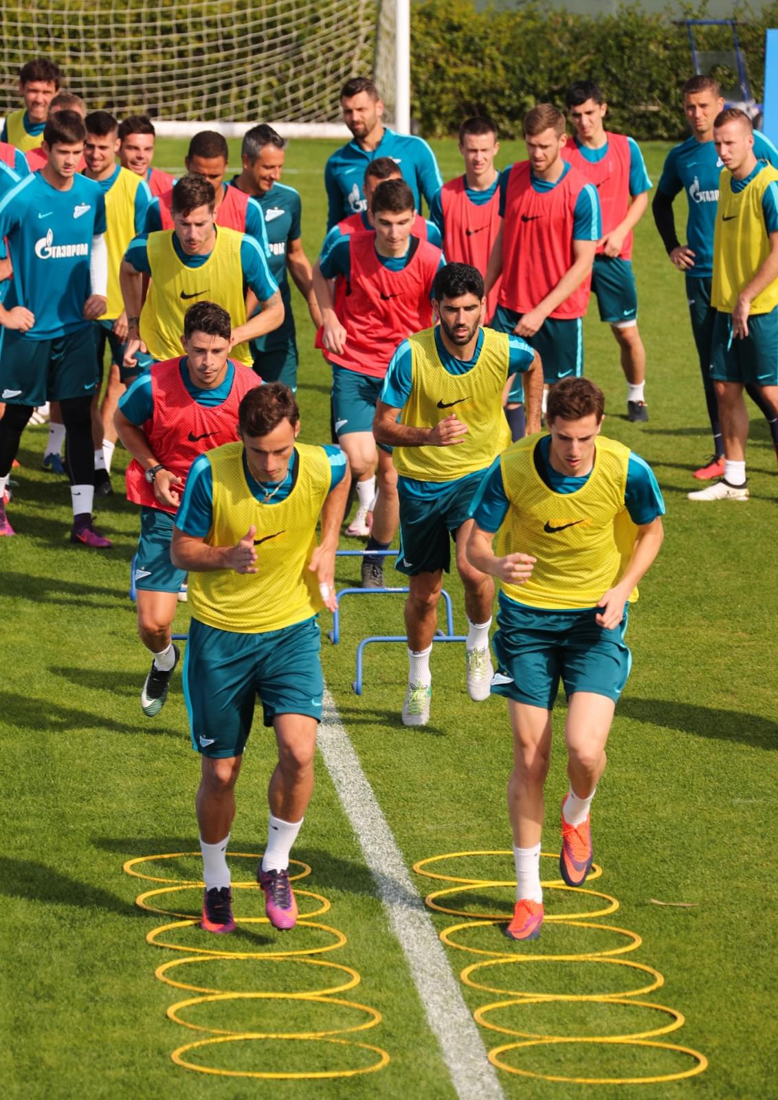 «Газпром»-тренировочные сборы в Дубае: 18 января, утренняя тренировка