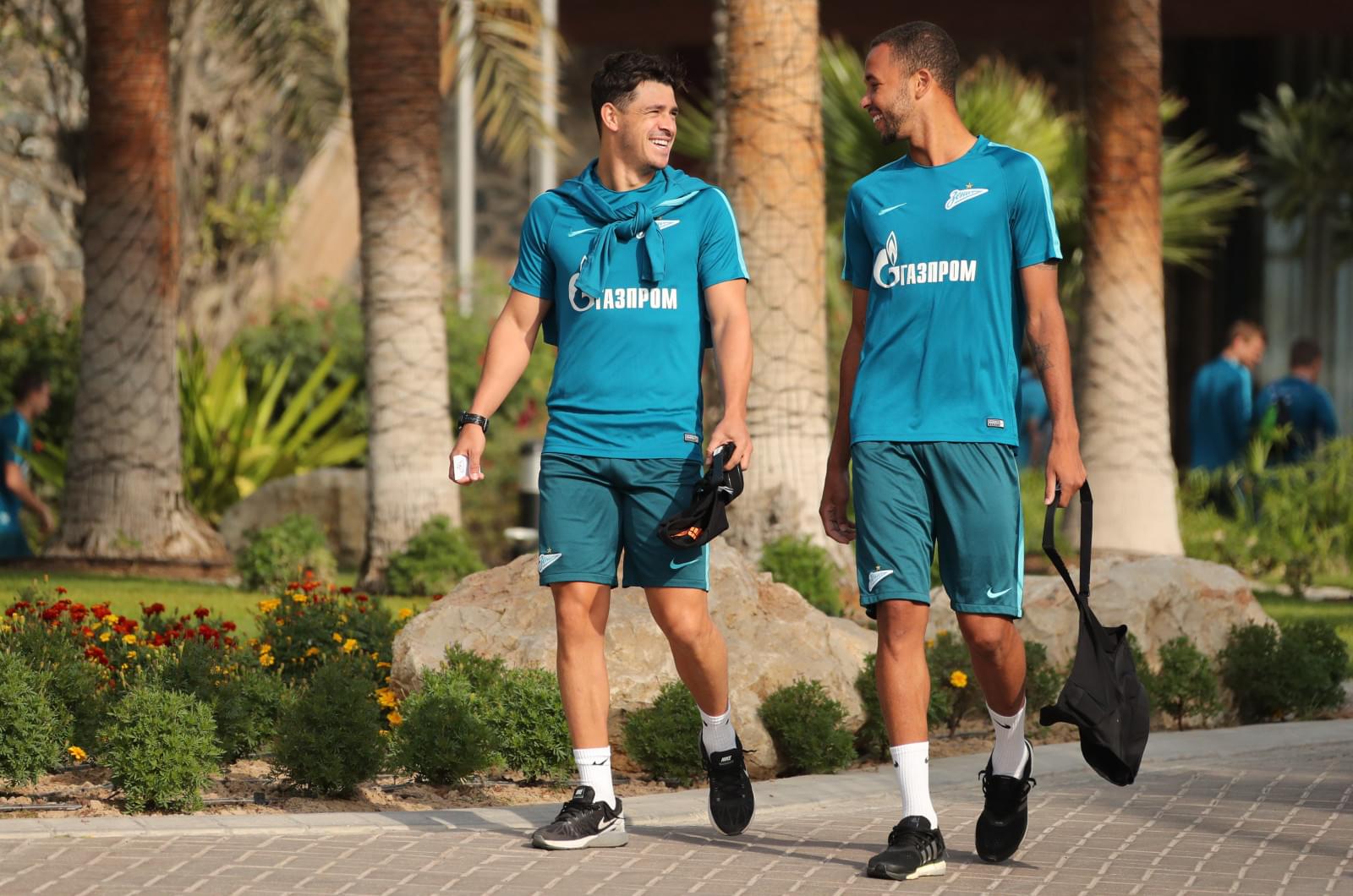 «Газпром»-тренировочные сборы в Дубае: 18 января, утренняя тренировка