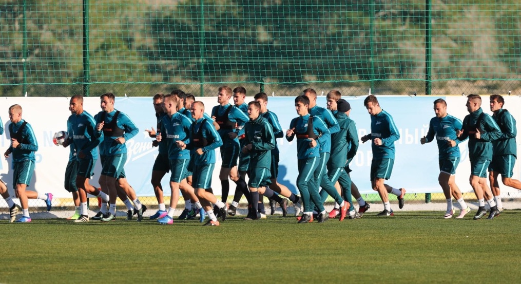 Вторые «Газпром»-тренировочные сборы в Испании: 30 января, вечерняя тренировка