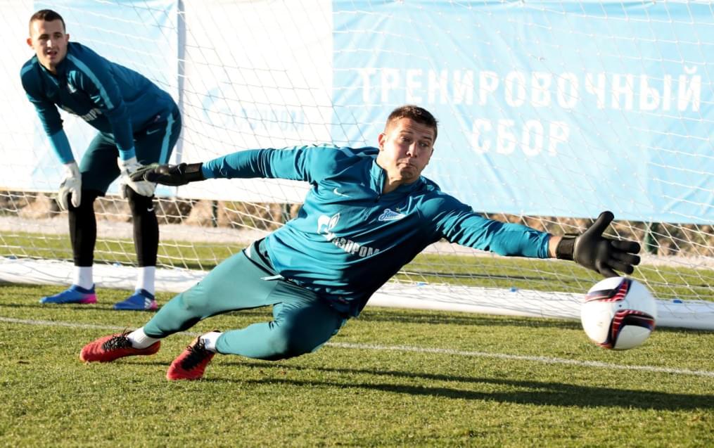 Вторые «Газпром»-тренировочные сборы в Испании: 30 января, вечерняя тренировка