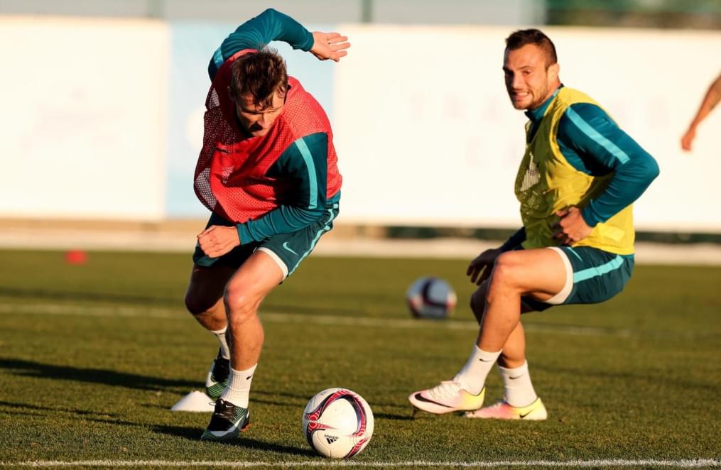 Вторые «Газпром»-тренировочные сборы в Испании: 30 января, вечерняя тренировка