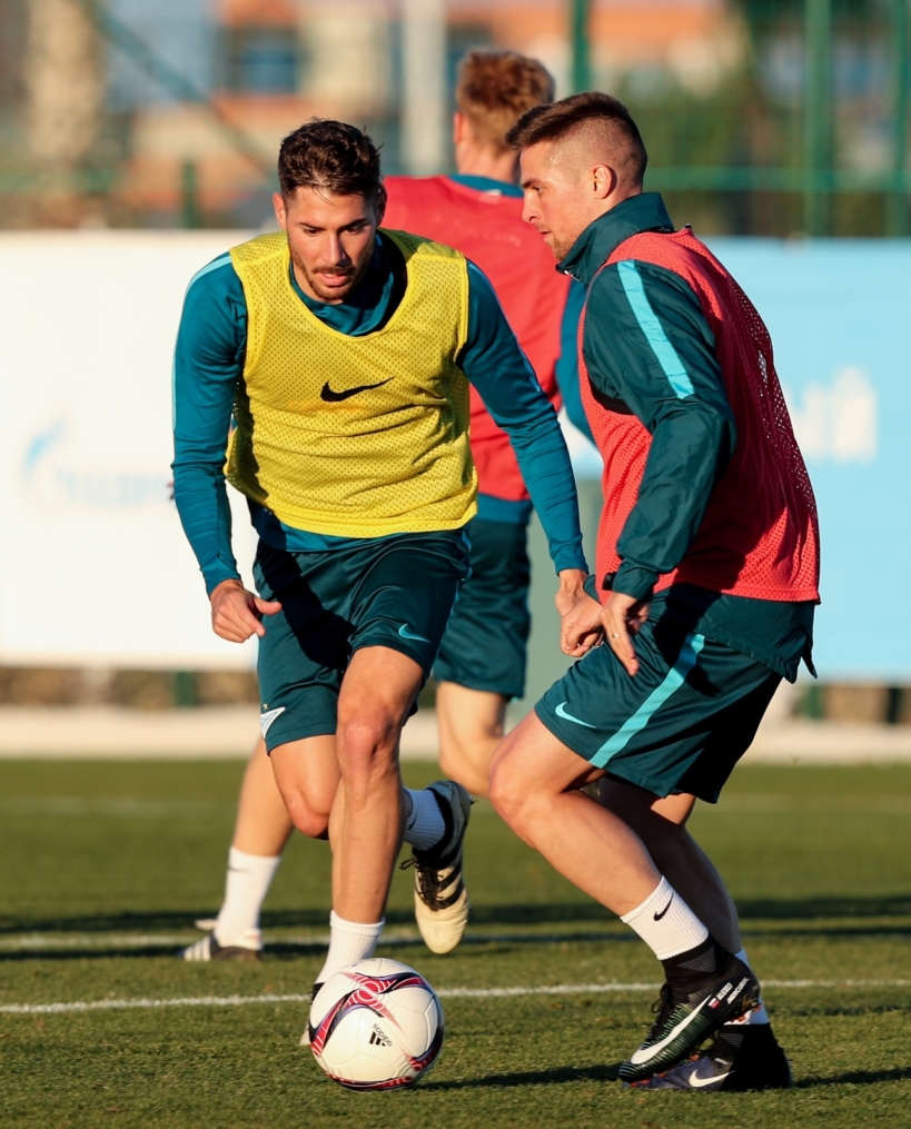 Вторые «Газпром»-тренировочные сборы в Испании: 30 января, вечерняя тренировка