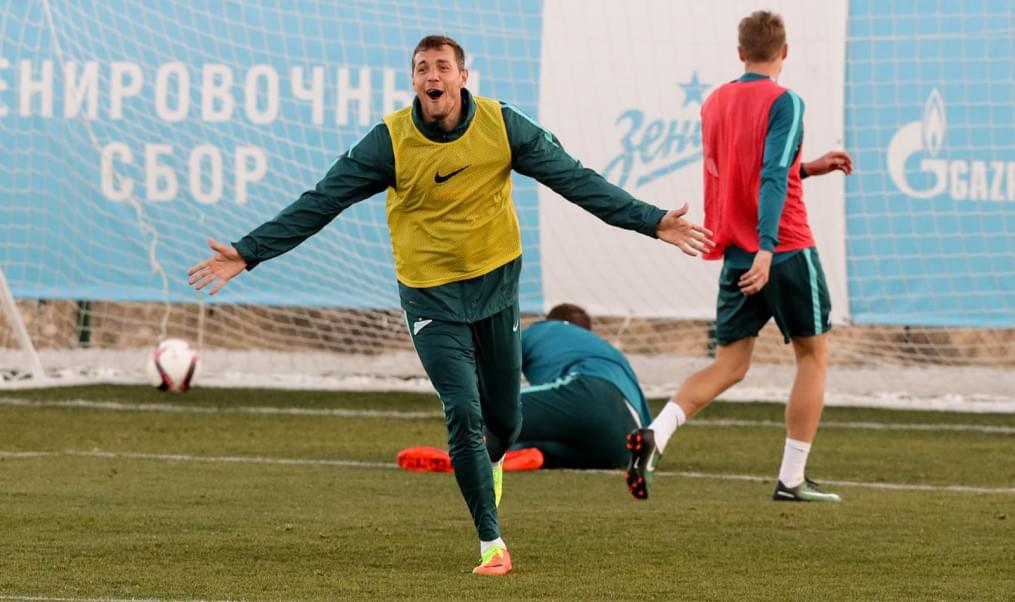 Вторые «Газпром»-тренировочные сборы в Испании: 30 января, вечерняя тренировка